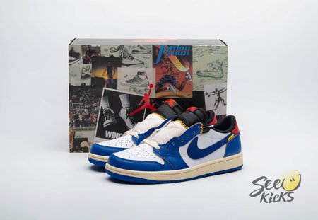 Jordan 1 Retro Low Union Los Angeles Blue Toe HQ6998 -146 Size 40-48.5