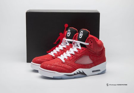 Air Jordan 5 Retro NCAA Oklahoma Sooners PE HQ7978-600 Size 40-47.5