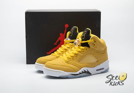 Jordan 5 Retro Michigan PE HQ7978-701 Size 40-47.5
