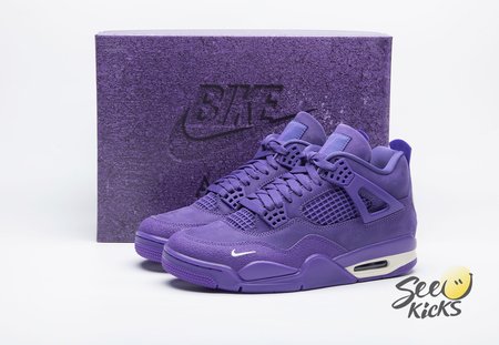 Jordan 4 x Nigel Sylvester Brick By Brick Purple HF4340-500 Size 40-48.5