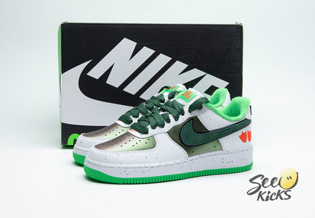 Nike Air Force 1 Low Ducks of a Feather University of Oregon Egg or Duck IU7613-100 Size 40-47.5